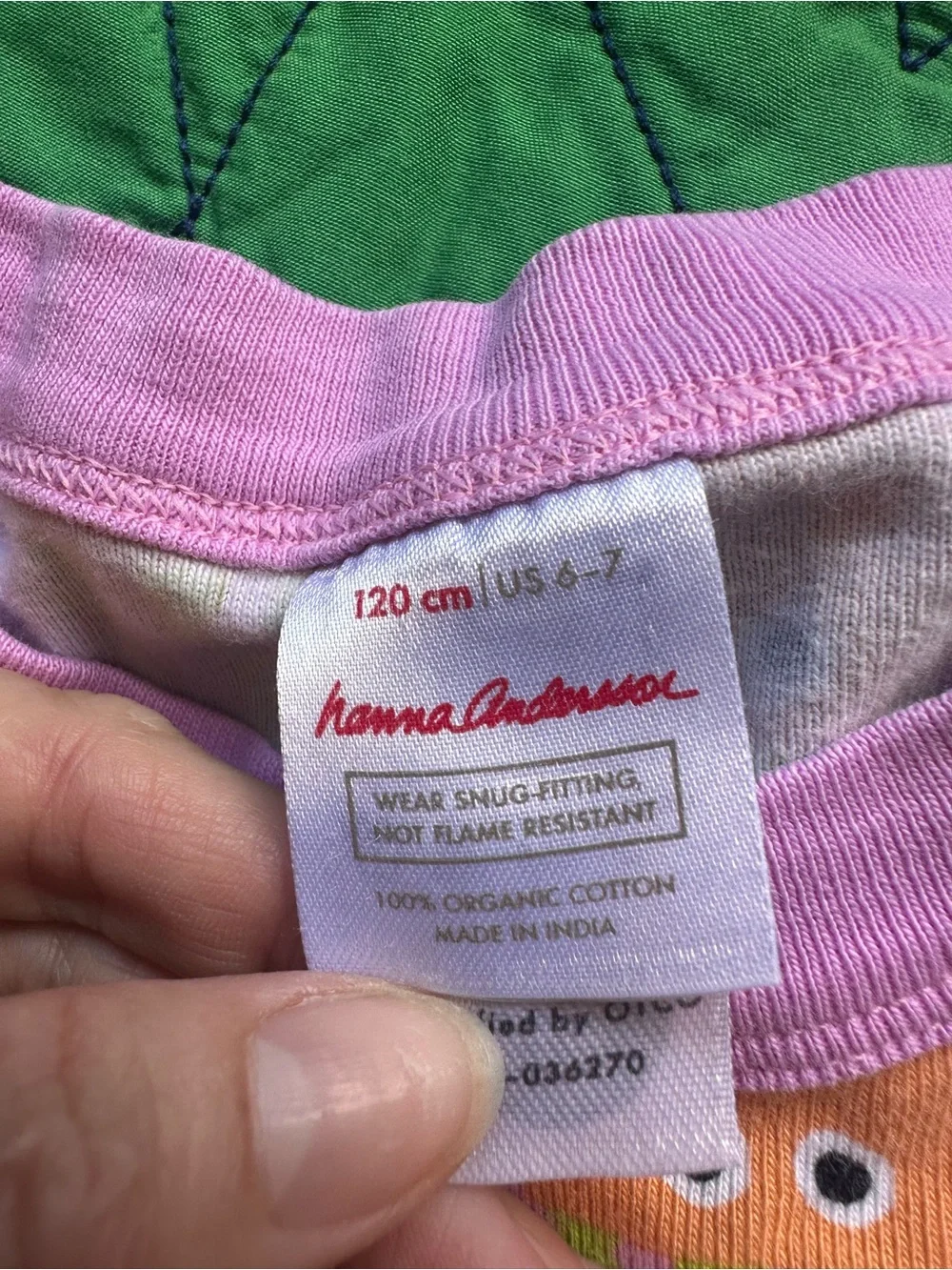 Hanna Andersson Pink Jellyfish Pajama Set with Green Tentacles
